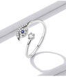 925 sterling silver Evil eye ring product image