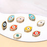 [Boho Series] Evil Eye Shape - 10PCS Turkish Evil Eye Beads for DIY Bracelets and Pendant Making