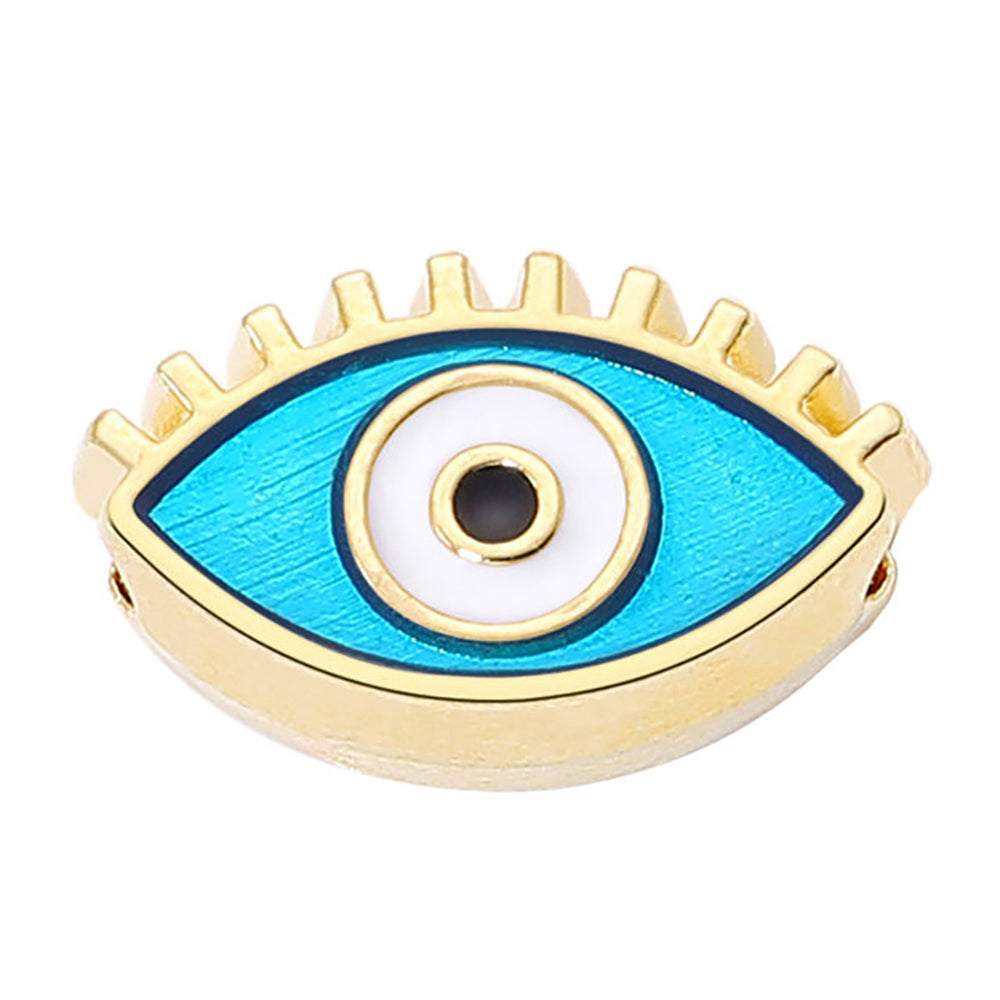 [Boho Series] Evil Eye Shape - 10PCS Turkish Evil Eye Beads for DIY Bracelets and Pendant Making