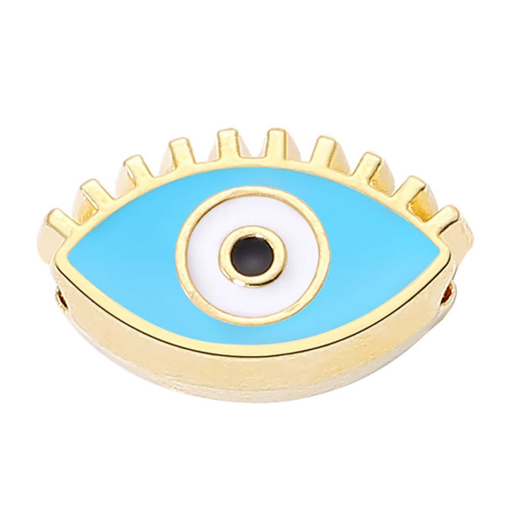 [Boho Series] Evil Eye Shape - 10PCS Turkish Evil Eye Beads for DIY Bracelets and Pendant Making