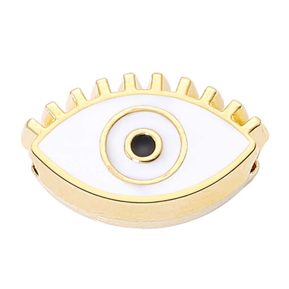 [Boho Series] Evil Eye Shape - 10PCS Turkish Evil Eye Beads for DIY Bracelets and Pendant Making