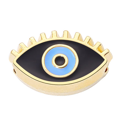 [Boho Series] Evil Eye Shape - 10PCS Turkish Evil Eye Beads for DIY Bracelets and Pendant Making