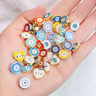 [Boho Series] Heart Shape - 10PCS Turkish Evil Eye Beads for DIY Bracelets and Pendant Making