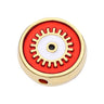 [Boho Series] Roud Shape - 10PCS Turkish Evil Eye Beads for DIY Bracelets and Pendant Making
