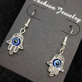 Unisex Geometric Hamsa Earrings