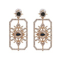 Vintage rhinestone earrings