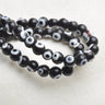 50PCS 6mm Round Evil Eye Pattern Millefiori Glass Beads Lot for DIY Jewelry Making Findings