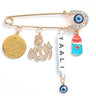 Turkish Blue Evil Eye Pins