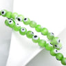 50PCS 6mm Round Evil Eye Pattern Millefiori Glass Beads Lot for DIY Jewelry Making Findings