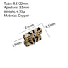 Metal Brass Based Heart Jewelry Making Beads with Spacor Beads and Knotting Supplies for Men's Beads and Evil Eye Beads Tube