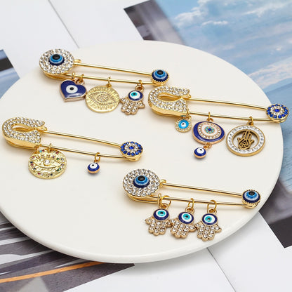 Evil Eye Brooch