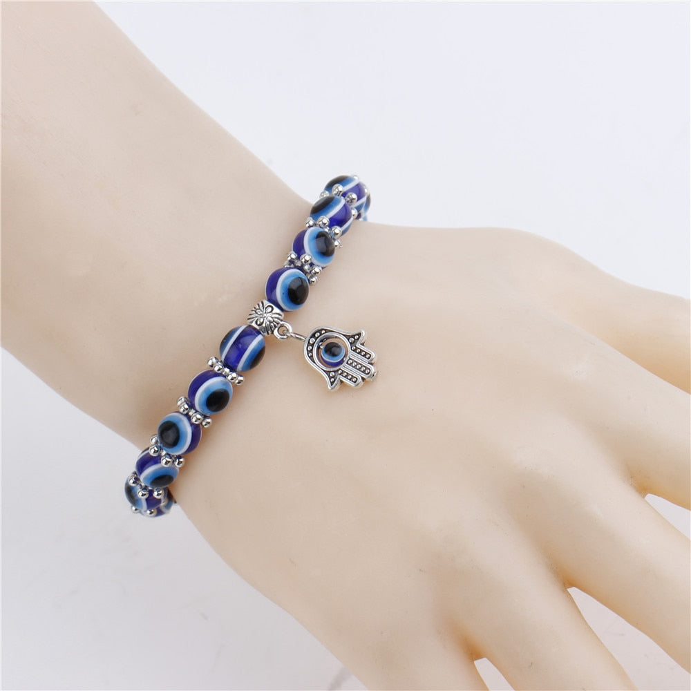 Stylish Geometric Devil's Eye Bracelet - Perfect for Couples
