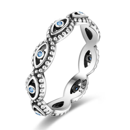 Evil Blue Eye Ring