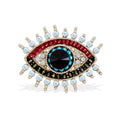 Elegant Evil Eye Brooch