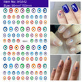 Unique Evil Eye Nail Art Design - Stylish & Eye-Catching Turkish Blue Evil Eye Nail Stickers