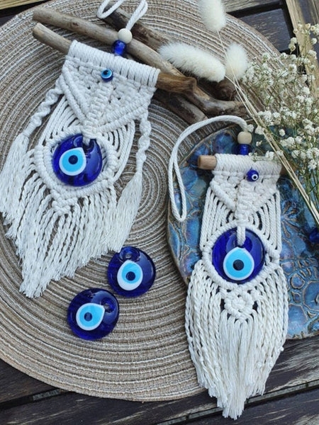 Glass Evil Eye Wall Hanging