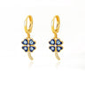 Gold-Plated Evil Eye Earrings