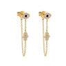 Evil Eye Hamsa Earrings