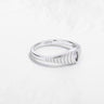 925 Sterling Silver Twist Screw Evil Eye Ring with White Zircon CZ for Luxury Rock Punk Fine Anniversary Wedding Jewelry