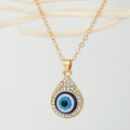 Stylish Bohemian Evil Eye Pendant Necklace for Women's Birthday Gift