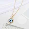 Stylish Bohemian Evil Eye Pendant Necklace for Women's Birthday Gift