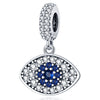 Almond Eye Dangle - Blue