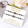 Bohemian Evil Eye Bracelet Set for Women and Men - Handmade Braided Anklets with Crystal Beads, Lucky Wish Jewelry for Protection