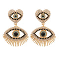 Vintage Crystal Drop Earrings