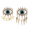 Vintage crystal dangle earrings